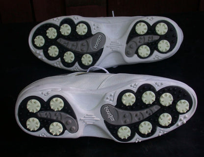 NEW IN THE BOX LADIES FOOTJOY GOLF SHOES GREENJOYS WHITE 9 1/2