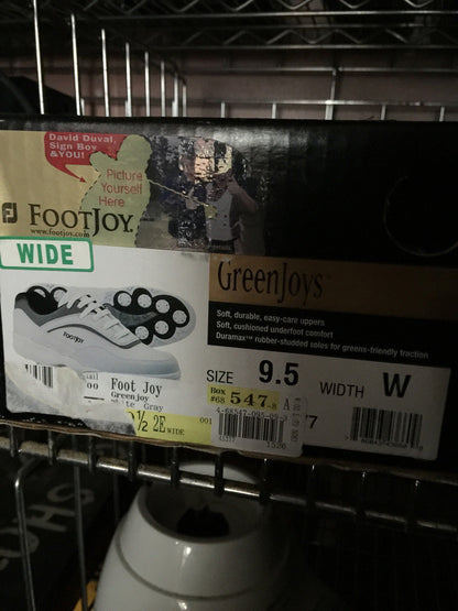 NEW IN THE BOX LADIES FOOTJOY GOLF SHOES GREENJOYS WHITE 9 1/2