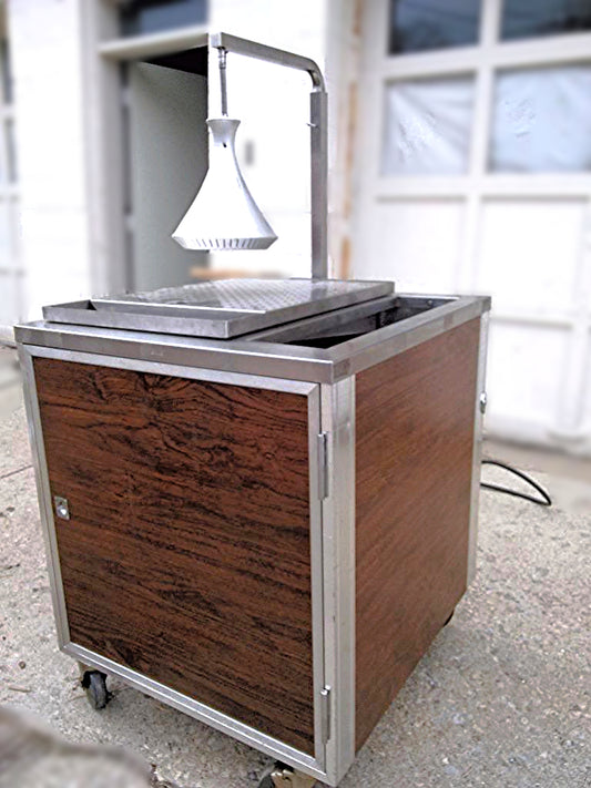 PRECISION BLU-2-BU STEAM MEAT CARVING STATION & MERCO PRODUCTS B 105 A HEAT LAMP