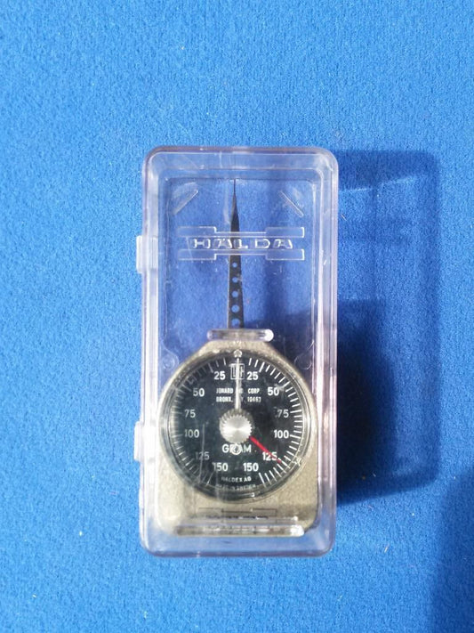 HALDA HALDEX AB TENSION FORCE METER 0-150 GRAMS 150