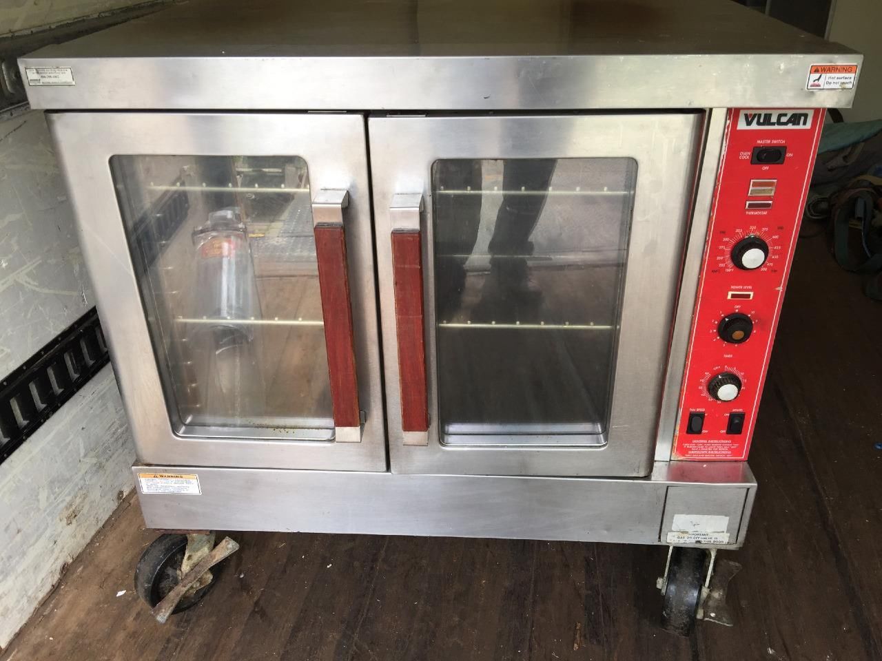 Vulcan - Hart SG4D Gas Convection Oven Stainless Steel Pane Windows Energy Star