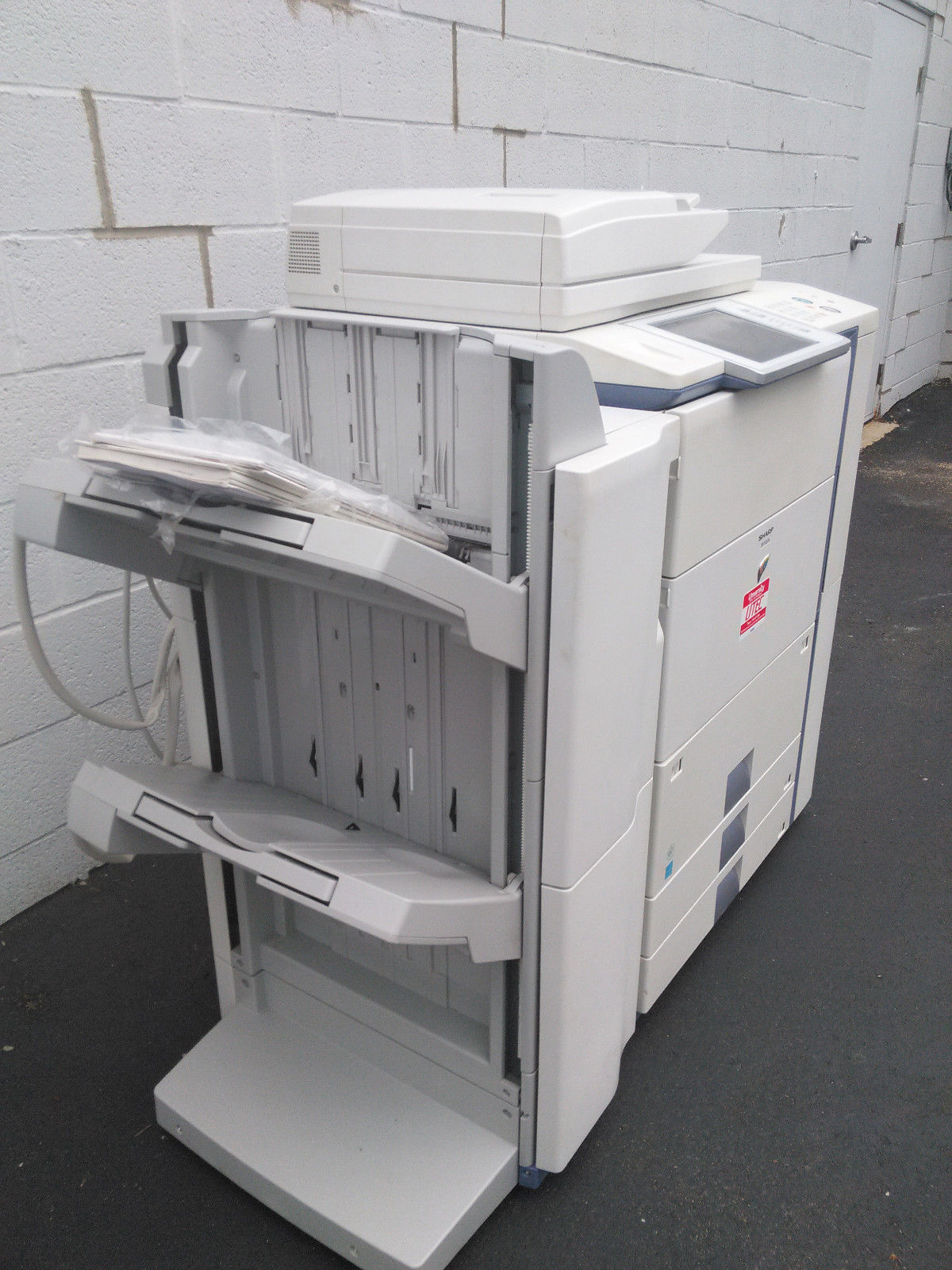 SHARP MX-550n MULTIFUNCITION DIGITAL COLOR COPIER COMPLETE w CD & MANUAL REVISED