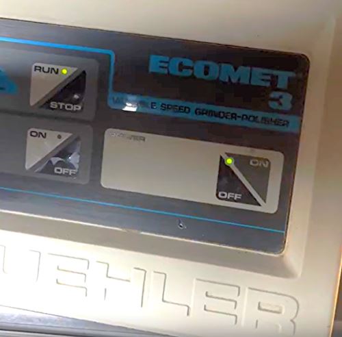 BUEHLER ECOMET 3 DIGITAL POLISHER GRINDER & POWERHEAD 2 DISC WATCHVIDEO FREESHIP