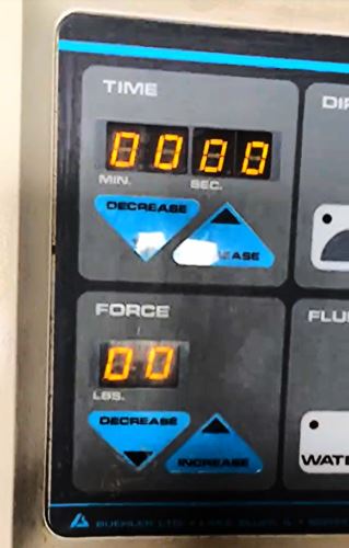 BUEHLER ECOMET 3 DIGITAL POLISHER GRINDER & POWERHEAD 2 DISC WATCHVIDEO FREESHIP