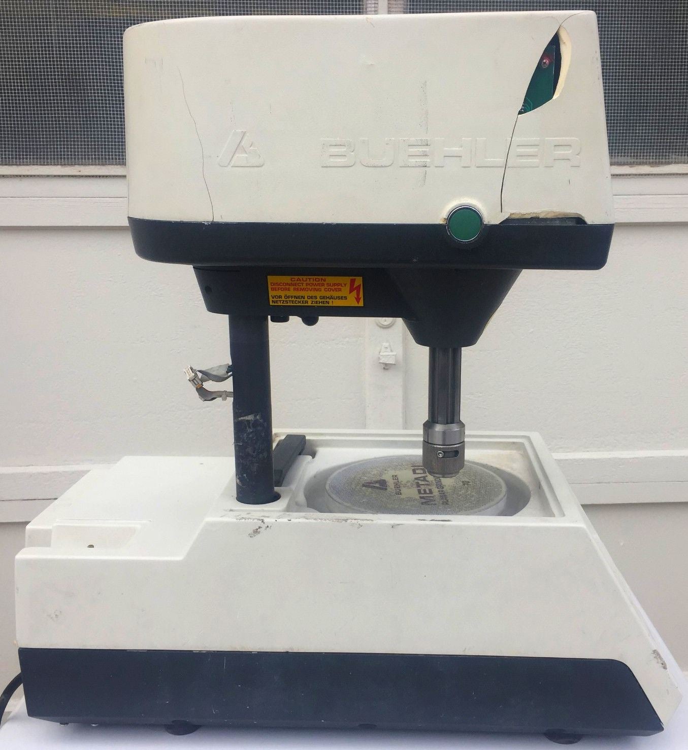 BUEHLER ECOMET 3 DIGITAL POLISHER GRINDER & POWERHEAD 2 DISC WATCHVIDEO FREESHIP