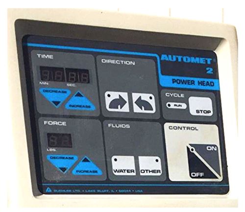 BUEHLER ECOMET 3 DIGITAL POLISHER GRINDER & POWERHEAD 2 DISC WATCHVIDEO FREESHIP