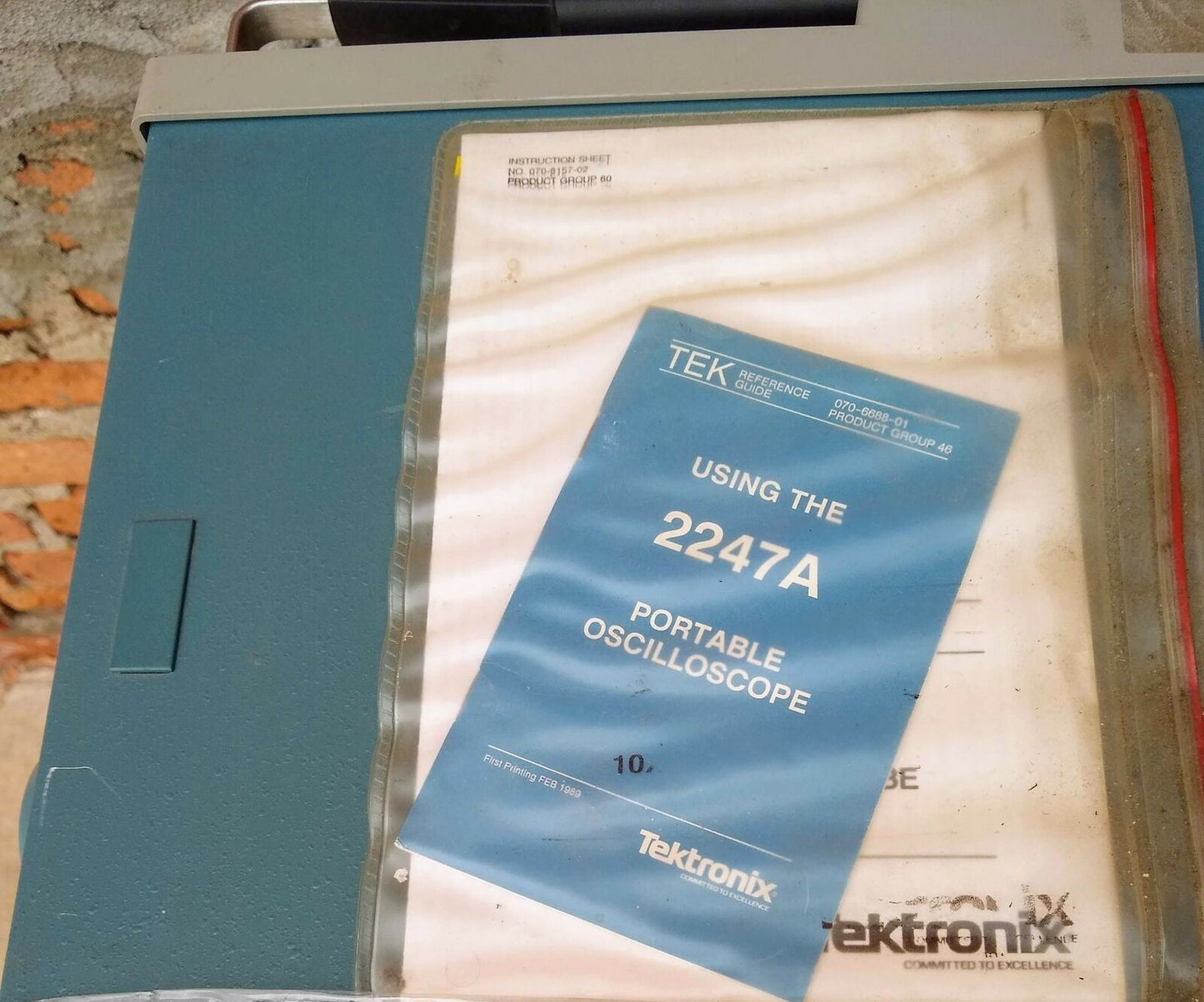 90-DAY-WARRANTY TEKTRONIX 2247A 100 MHZ OSCILLOSCOPE (K212 CART?) WATCH VIDEO