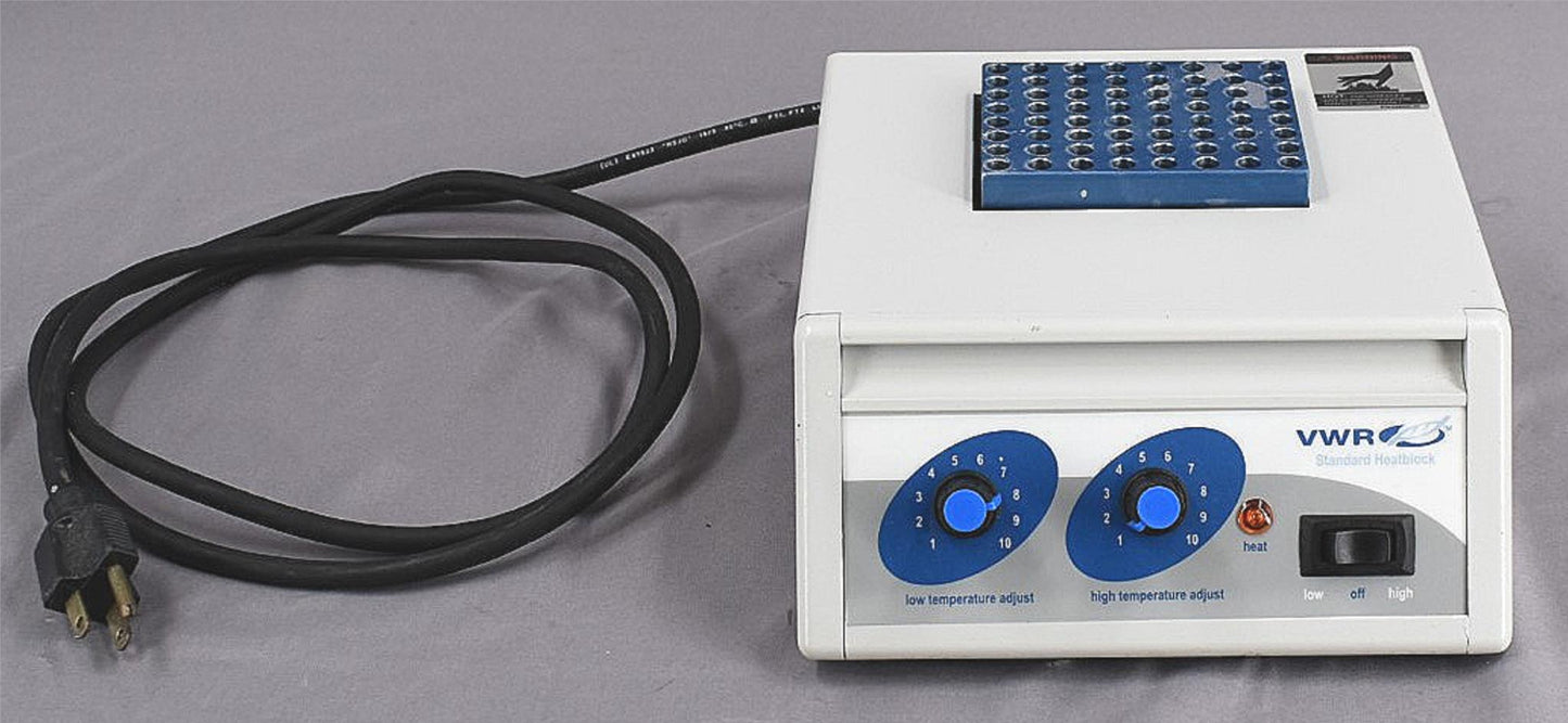 VWR ANALOG DRY BLOCK HEAT BLOCK SHAKER INCUBATOR 75°C to 150°C FREE SHIPPING