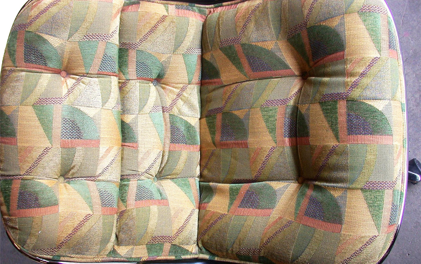 Pair CHARLES POLLACK EXECUTIV KNOLL SWIVEL CHAIR HYDRAULIC LIFT Beautiful Fabric