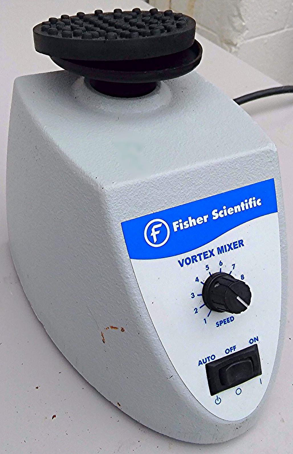 FISHER SCIENTIFIC VORTEX MIXER WIDE PLATFORM CONTINUOUS TOUCH VARIABLE SPEED LAB