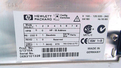 HEWLETT PACKARD SERIES 1100 G1310A Iso PUMP CHROMATOGRAPH