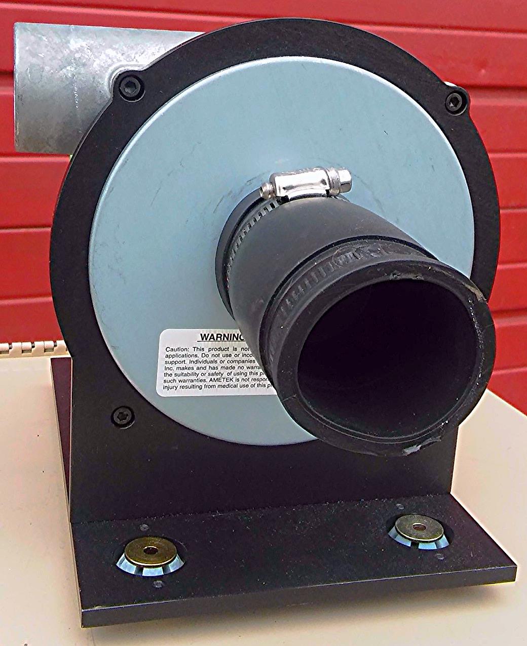 AMETEK RCFT TYPE B WINDJAMMER 116637-03 130.5 CFM ; 250W Extra MOUNT BASE GREAT