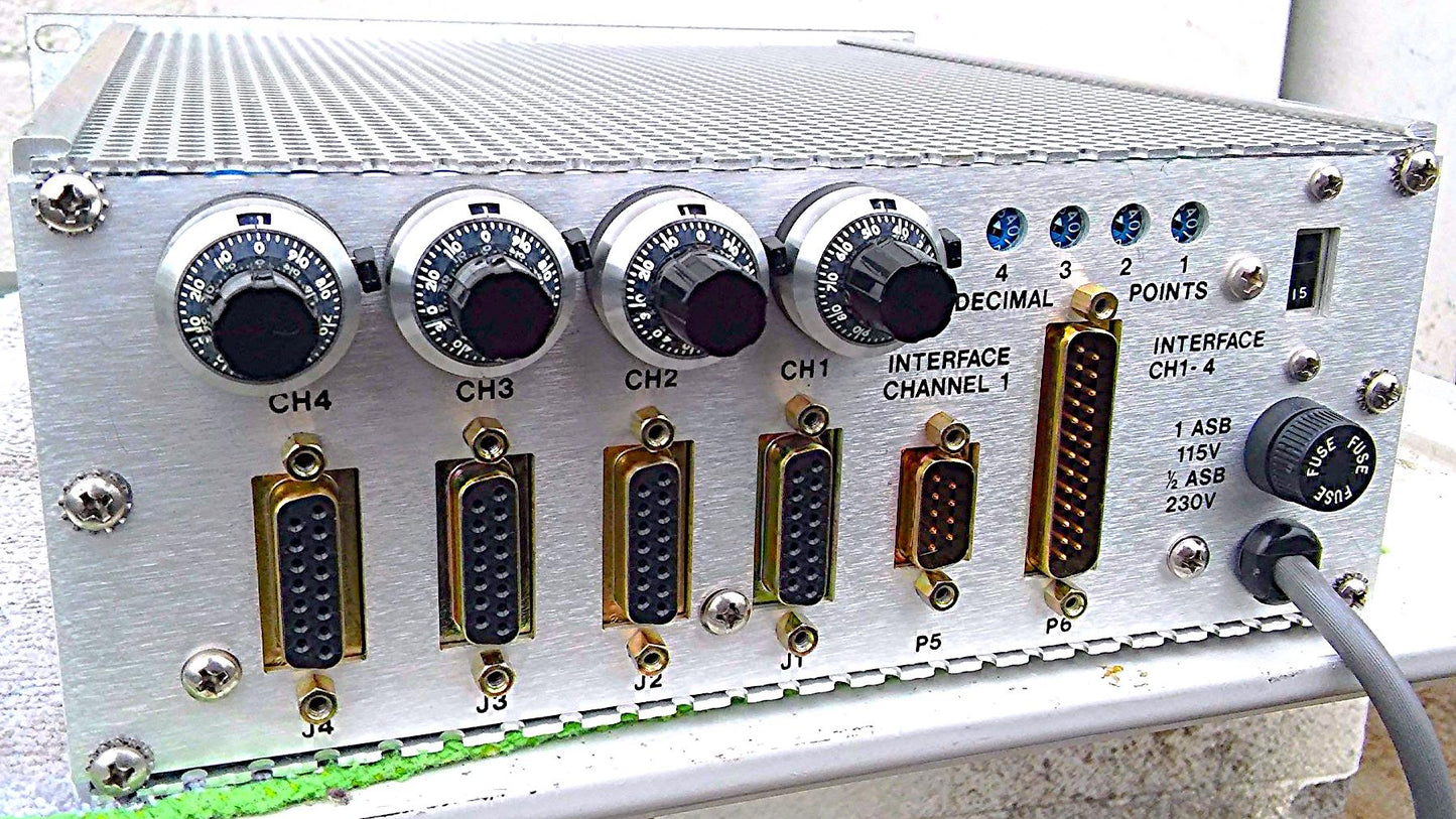 MKS 247C FOUR CHANNEL MASS FLOW CONTROLLER POWER SUPPLY AND READOUT /WATCH VIDEO