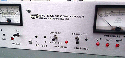 GRANVILLE PHILLIPS GAUGE 270 CONTROLLER DUAL TC AUTORANGE HIGH VACUUM MEASUREMEN