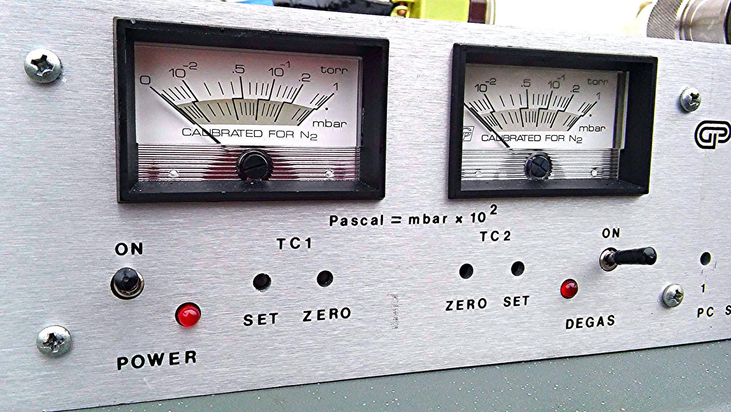 GRANVILLE PHILLIPS GAUGE 270 CONTROLLER DUAL TC AUTORANGE HIGH VACUUM MEASUREMEN