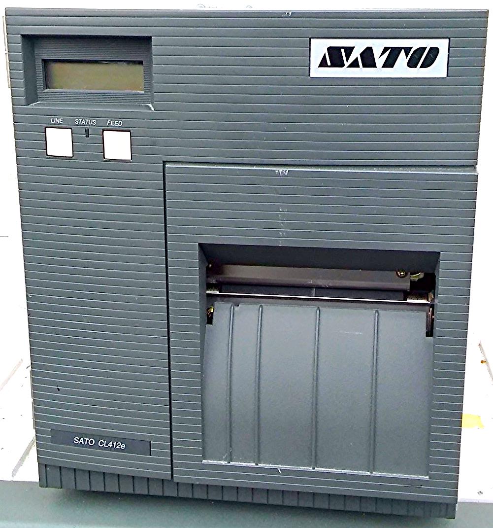 SATO CL412e-2 THERMAL LABEL PRINTER not the older CL412e this is the UPDATED ONE