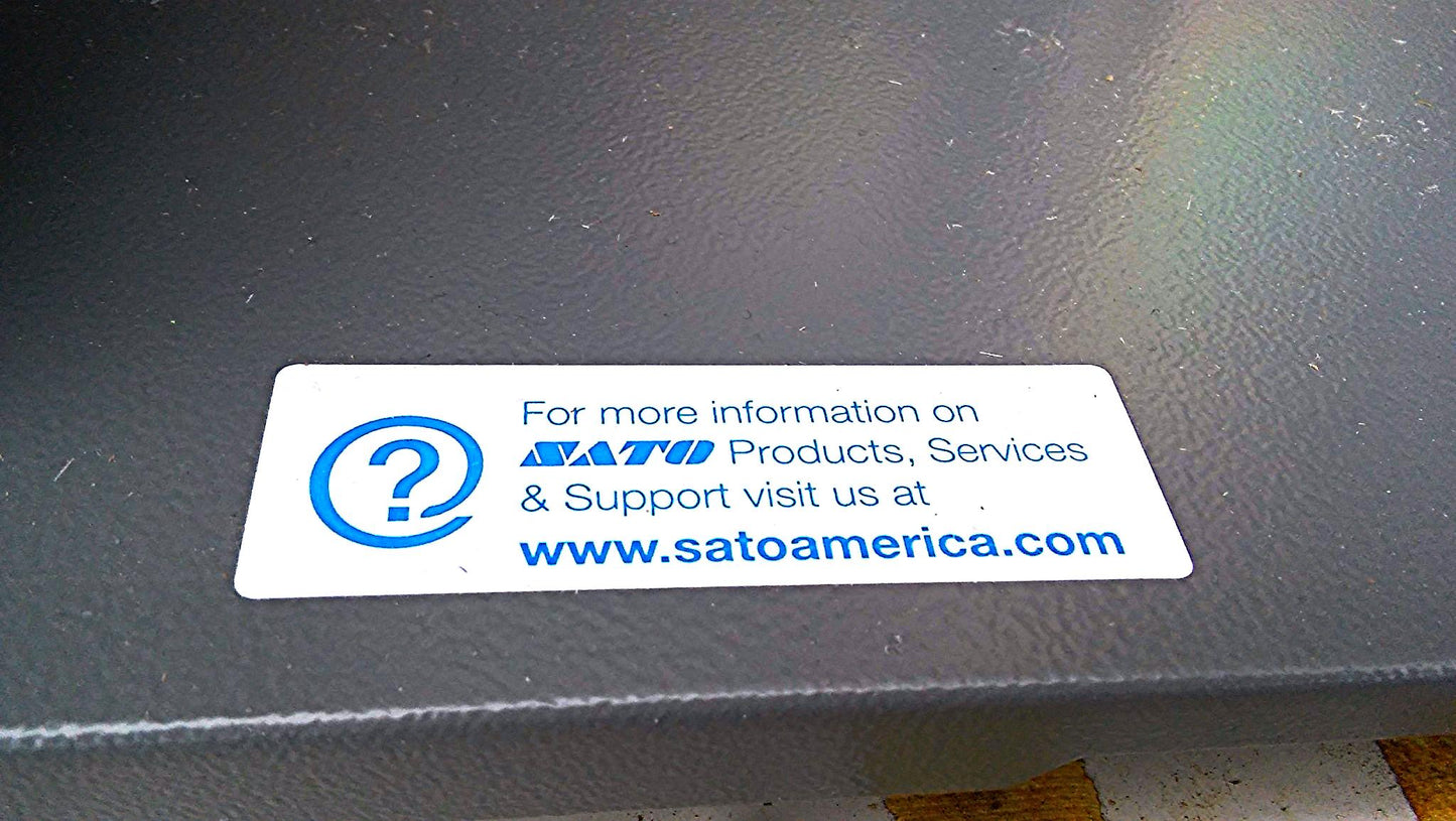 SATO CL412e-2 THERMAL LABEL PRINTER not the older CL412e this is the UPDATED ONE