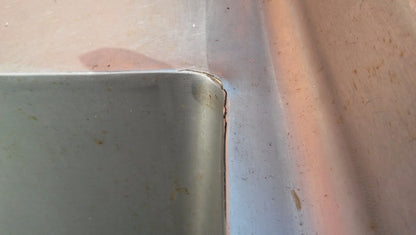 AERO 2 BOWL COMMERCIAL KITCHEN STEEL SINK 97w X 30.5d X 36"h FAUCET DRAIN PIPING