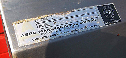 AERO 2 BOWL COMMERCIAL KITCHEN STEEL SINK 97w X 30.5d X 36"h FAUCET DRAIN PIPING