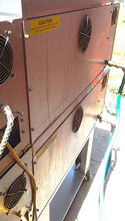 MIDDLEBY MARSHALL PS536 GS CONVEYOR PIZZA BAKE OVEN GAS TWOSTACK OVENS ON WHEELS