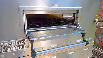 MIDDLEBY MARSHALL PS536 GS CONVEYOR PIZZA BAKE OVEN GAS TWOSTACK OVENS ON WHEELS