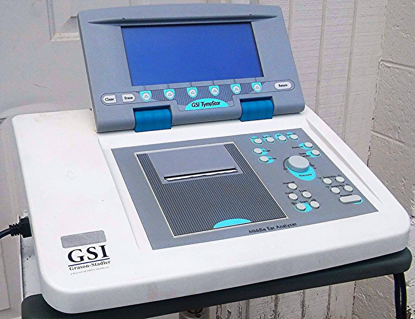 GSI TYMPSTAR MIDDLE EAR ANALYZER TYMPANOMETER GRASON STADLER w VALID CALIBRATION