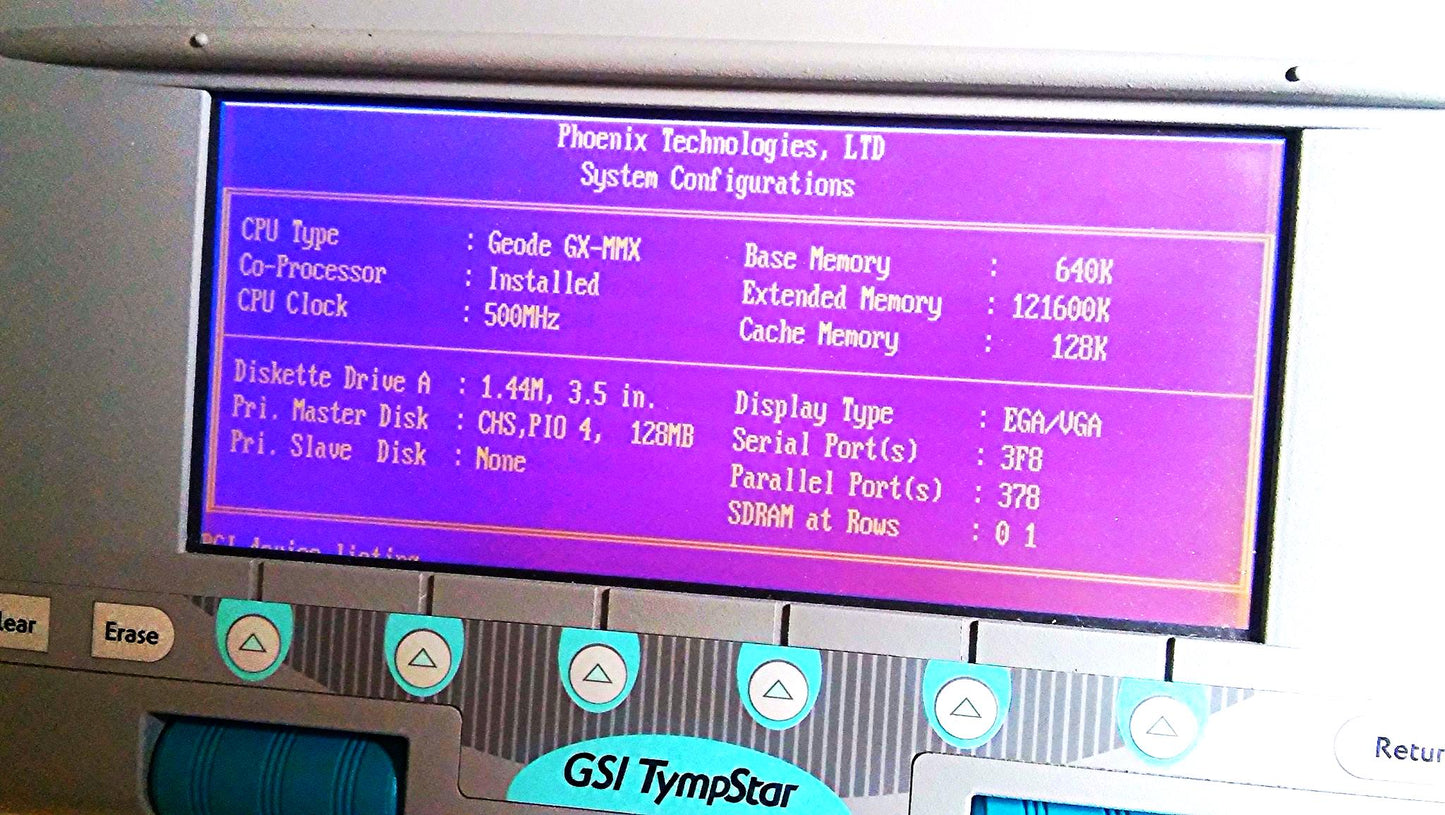 GSI TYMPSTAR MIDDLE EAR ANALYZER TYMPANOMETER GRASON STADLER w VALID CALIBRATION