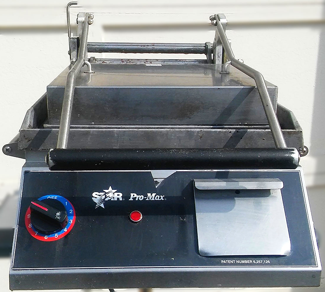 STAR PRO-MAX PANINI Two-Sided Sandwich GRILL TOASTER WATCH VIDEO FREE SHIPPING