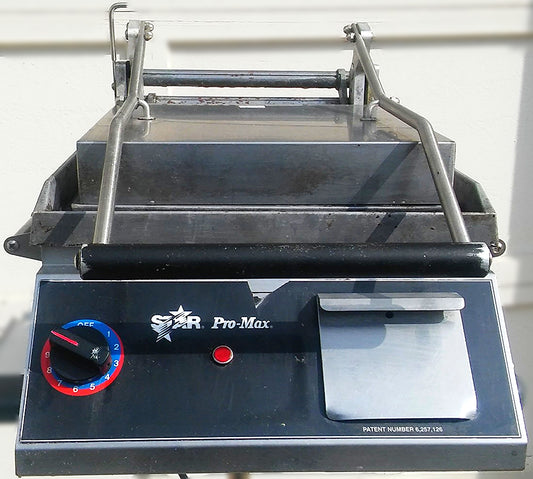 STAR PRO-MAX PANINI Two-Sided Sandwich GRILL TOASTER WATCH VIDEO FREE SHIPPING