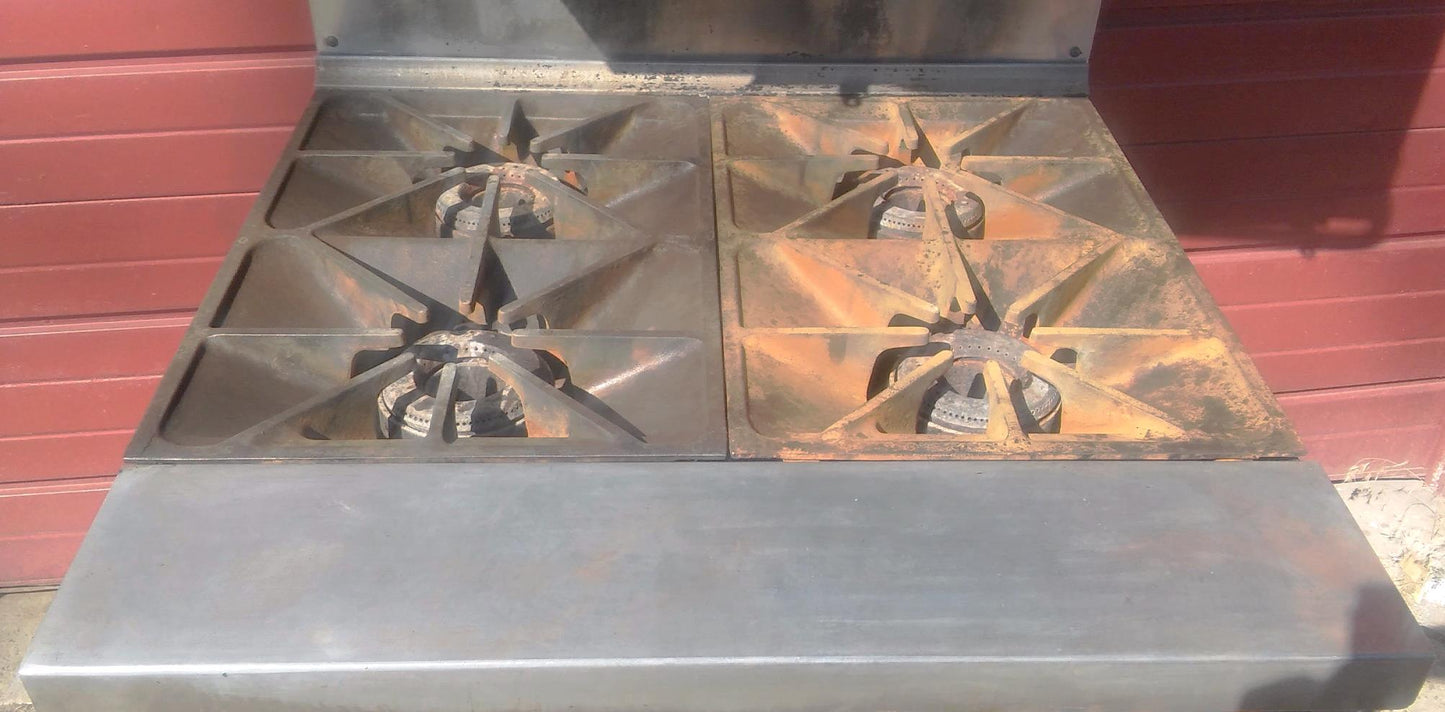 SOUTHBEND NATURAL GAS RANGE SALAMANDER OVEN STOVE KITCHEN RESTAURANT WATCH VIDEO