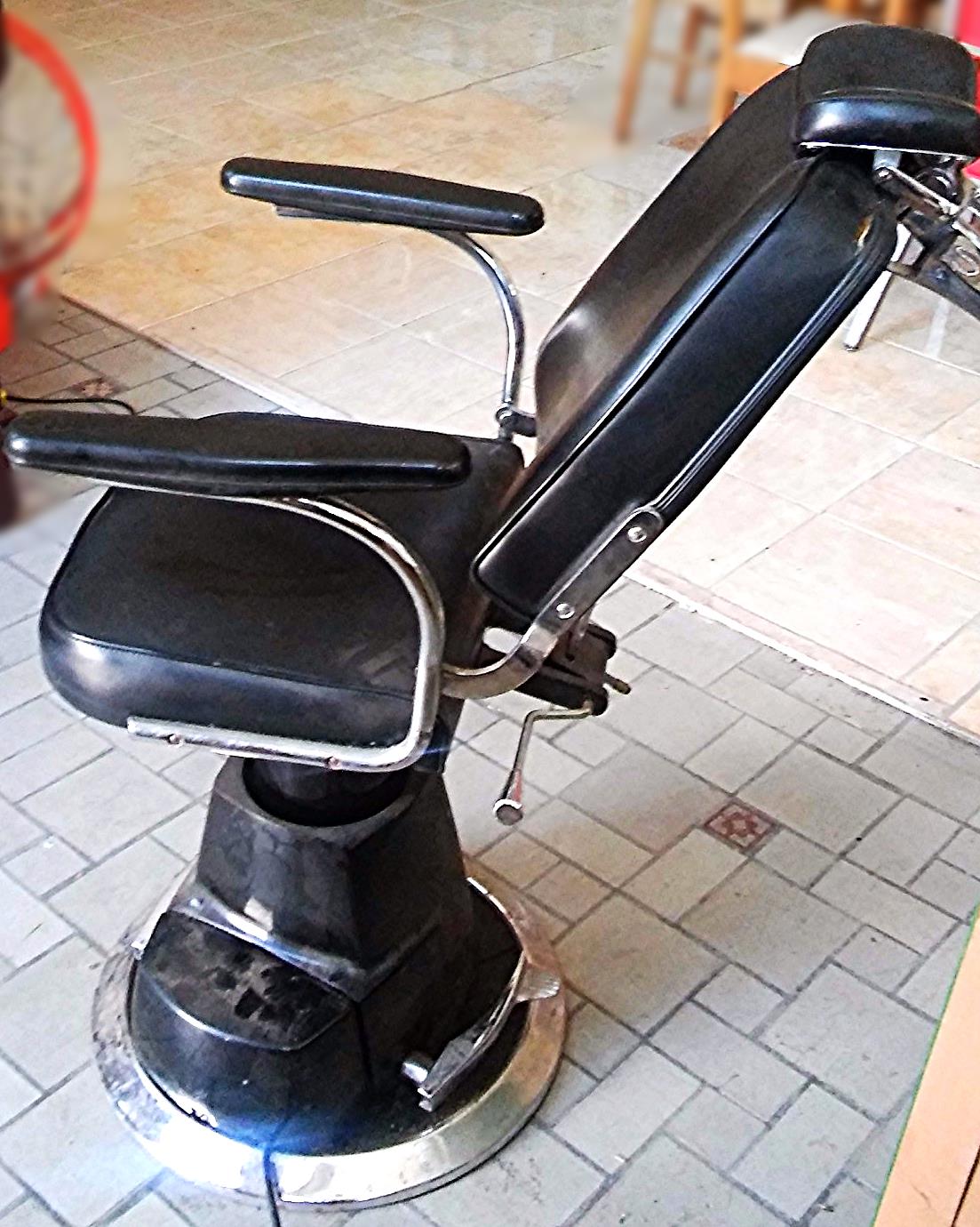 RELIANCE POWER HI LO OPTOMETRY BARBER OPHTALMIC AUTOMATIC POWER CHAIR HEAD REST