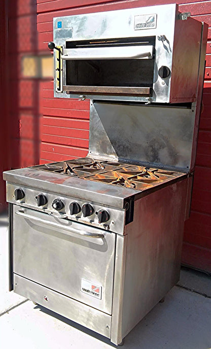 SOUTHBEND NATURAL GAS RANGE SALAMANDER OVEN STOVE KITCHEN RESTAURANT WATCH VIDEO
