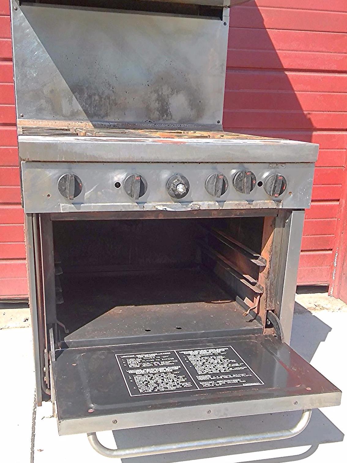 SOUTHBEND NATURAL GAS RANGE SALAMANDER OVEN STOVE KITCHEN RESTAURANT WATCH VIDEO