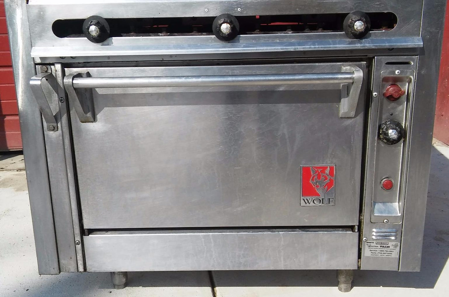 WOLF 36" FLAT TOP GAS GRIDDLE COMMERCIAL RESTAURANT PLANCHA CONVECTION OVEN