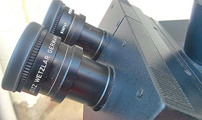 LEICA LEITZ LABORLUX 12 POL S TRINOCULAR POLARIZING MICROSCOPE STAGE WATCH VIDEO