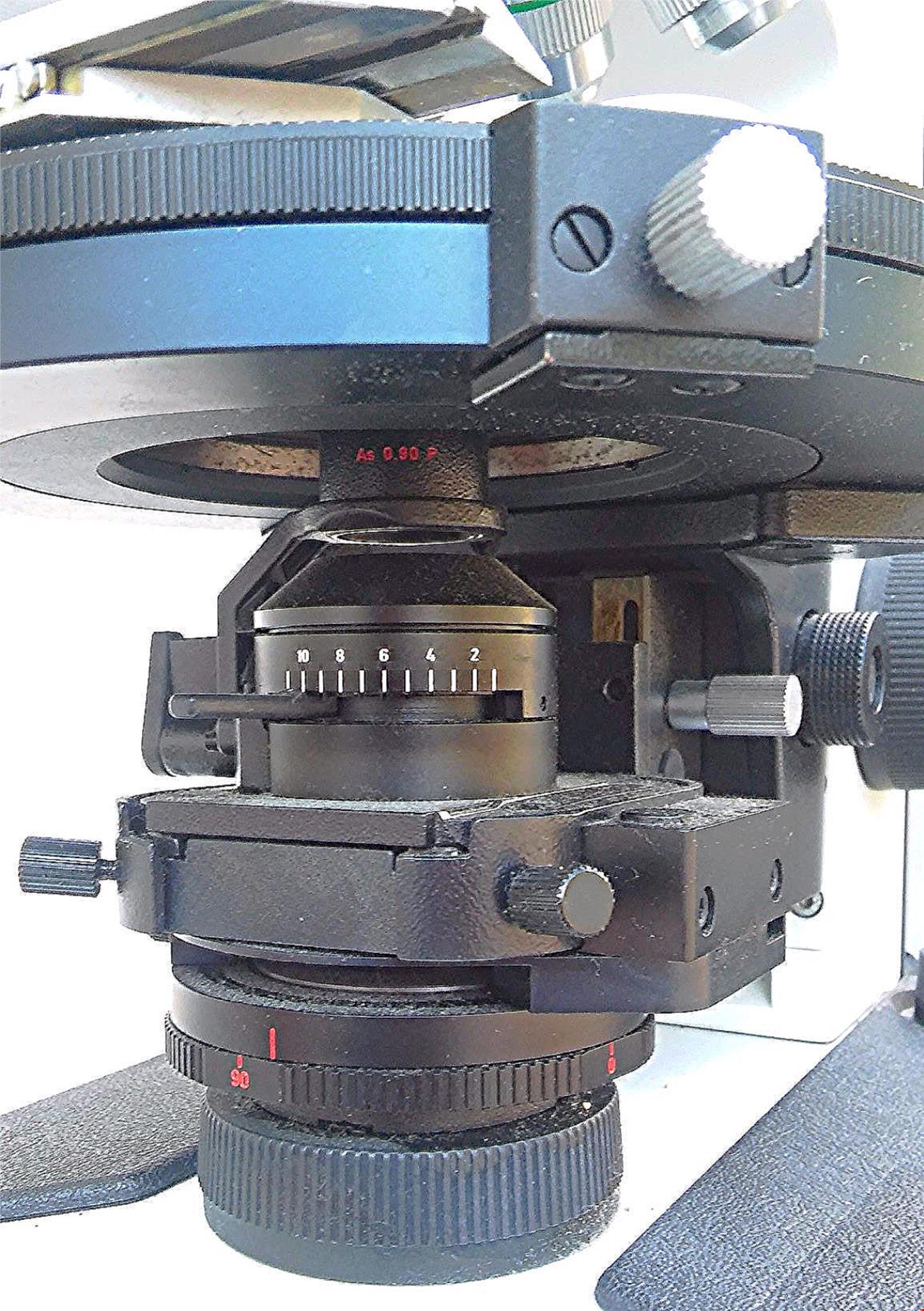 LEICA LEITZ LABORLUX 12 POL S POLARIZING MICROSCOPE LAMPHOUSE POWER S WATCHVIDEO