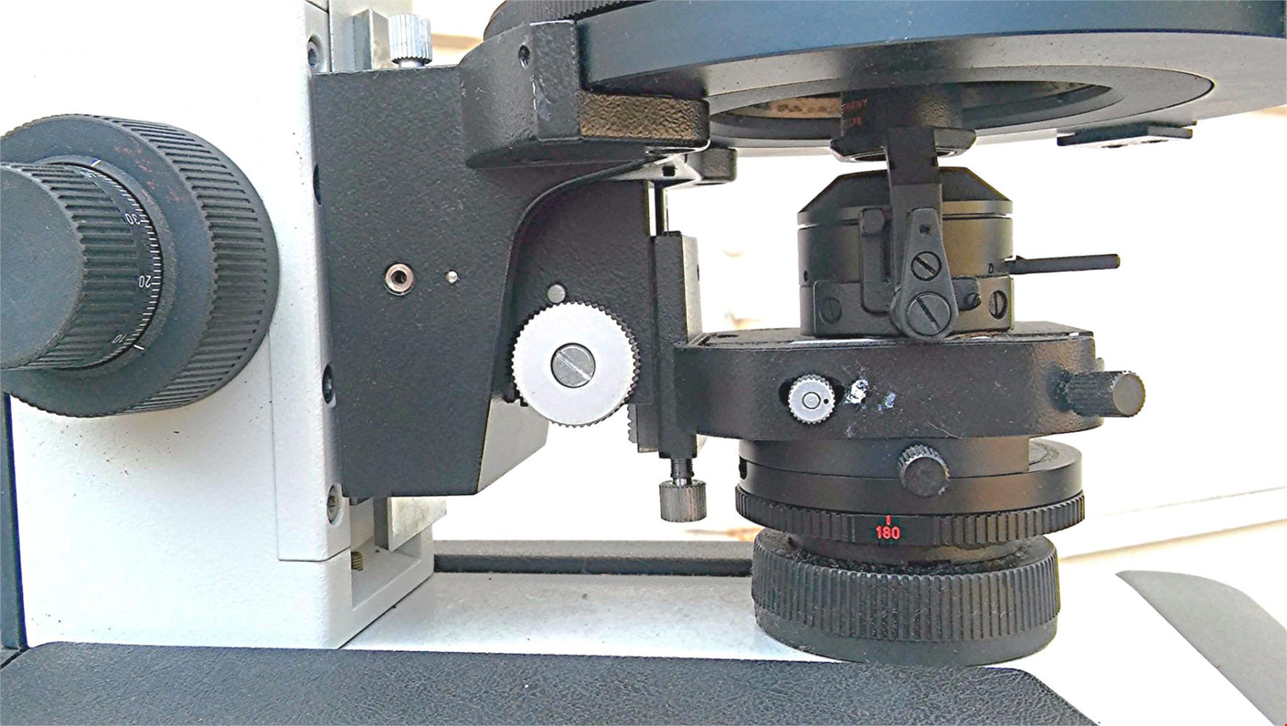 LEICA LEITZ LABORLUX 12 POL S POLARIZING MICROSCOPE LAMPHOUSE POWER S WATCHVIDEO