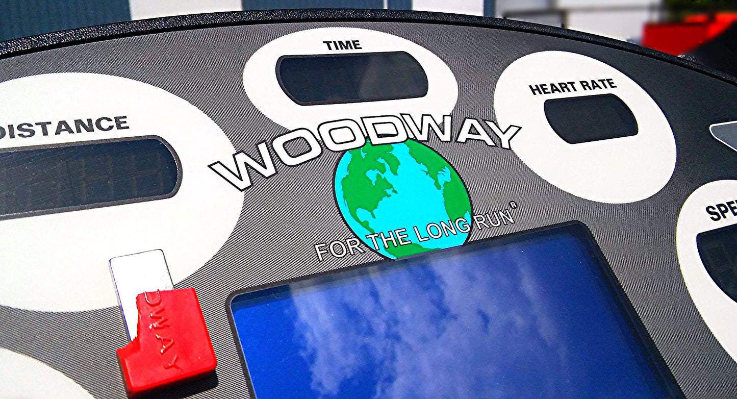 WOODWAY TREADMILL DESMO S WORKS GREAT WATCH VIDEO HERE