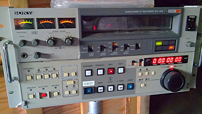 SONY U-MATIC VIDEO RECORDER EDITOR BVU-950 with MANUAL POWERS UP FINE 3/4 VTR