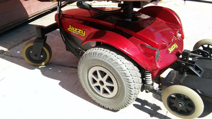JAZZY SELECT PRIDE WHEELCHAIR with BRAND NEW BATTERIES MANUAL NO RIPS NOR TEARS