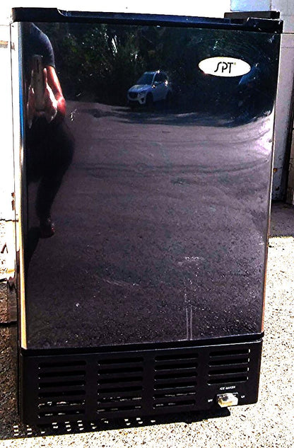 SPT IM-150US SUNPENTOWN STAINLESS STEEL UNDERCOUNTER ICE MAKER with FREEZER