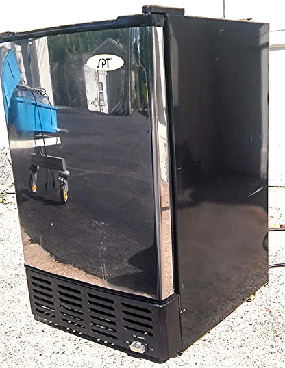 SPT IM-150US SUNPENTOWN STAINLESS STEEL UNDERCOUNTER ICE MAKER with FREEZER