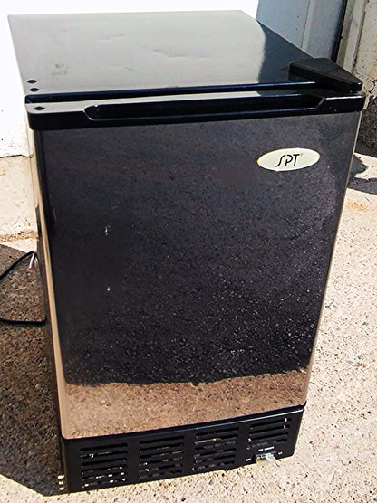 SPT IM-150US SUNPENTOWN STAINLESS STEEL UNDERCOUNTER ICE MAKER with FREEZER