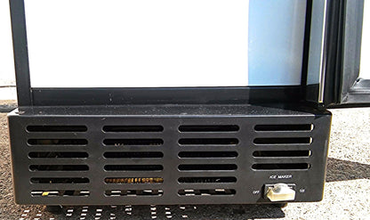 SPT IM-150US SUNPENTOWN STAINLESS STEEL UNDERCOUNTER ICE MAKER with FREEZER