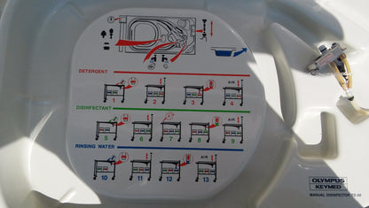OLYMPUS TD-20 MANUAL DESINFECTOR CART OES EVIS SCOPE ENDOSCOPE WASHER CLEANER