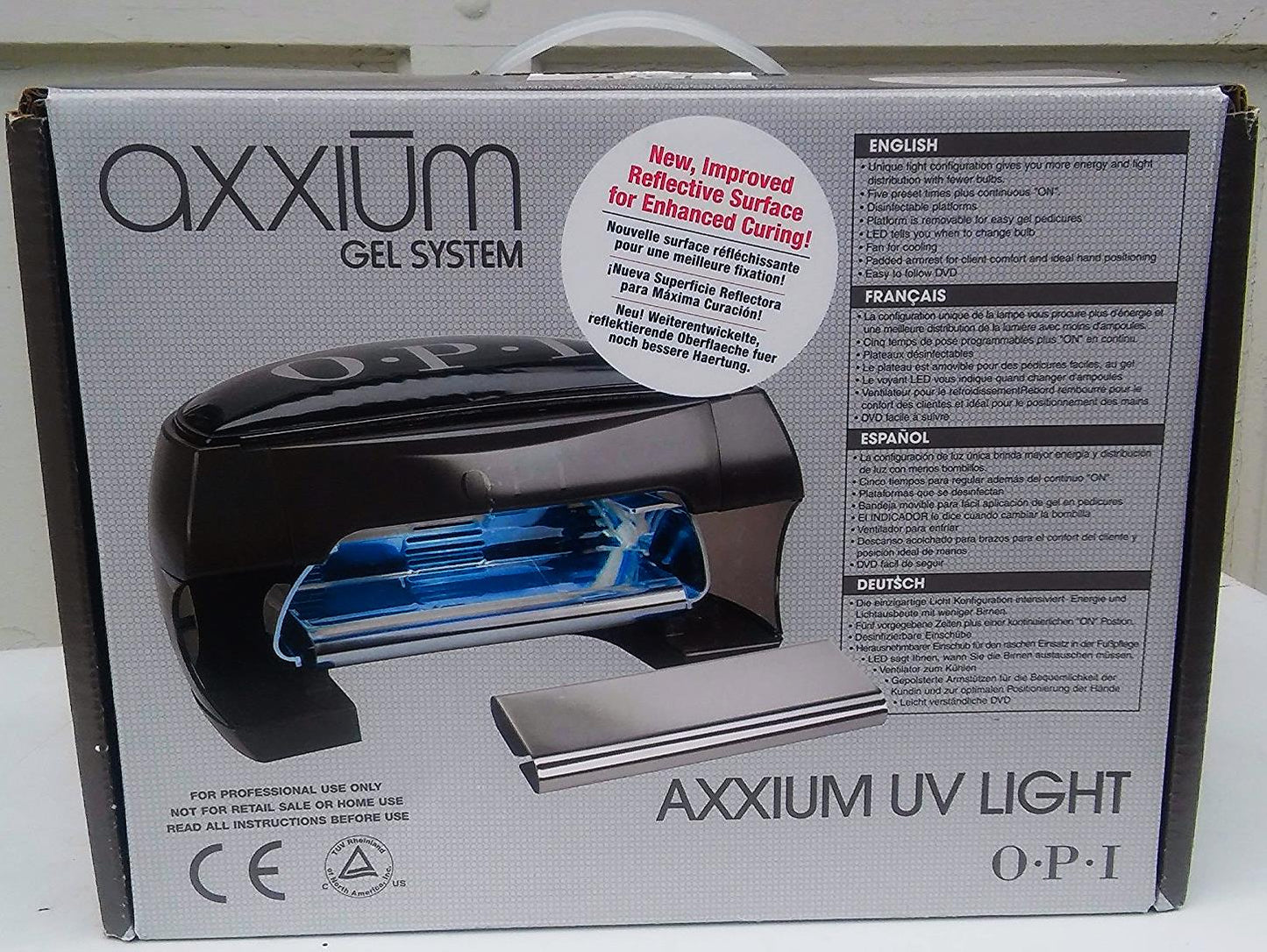 AXXIUM OPI  UV LIGHT GEL SYSTEM AX900 US Inside Original Box FREESHIP100%WORKING