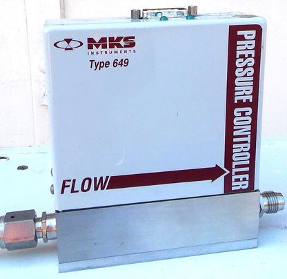 MKS 649A 23962 Pressure Controller Valve Range 10 SCCM Gas N2 10 Torr
