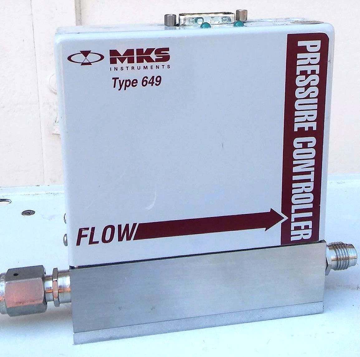 MKS 649A 23962 Pressure Controller Valve Range 10 SCCM Gas N2 10 Torr
