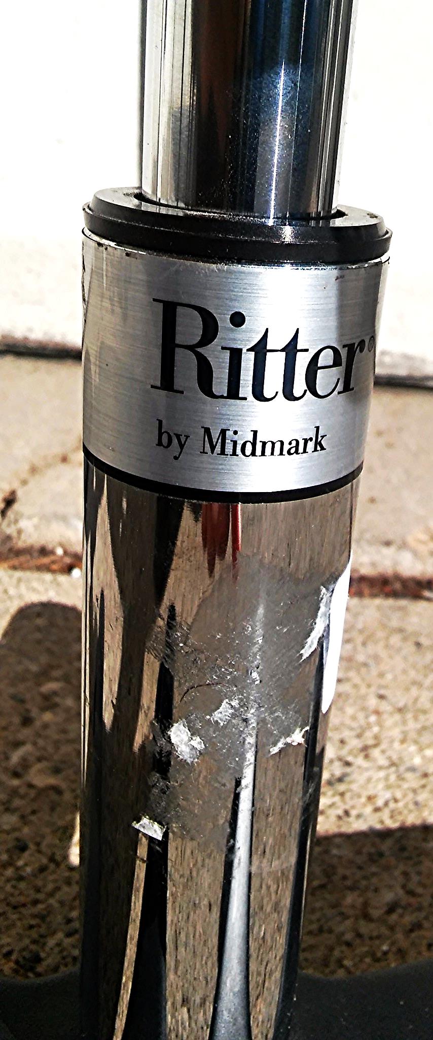 RITTER by MIDMARK EXAM CHAIR Adjustable Air Lift STOOL BLUE