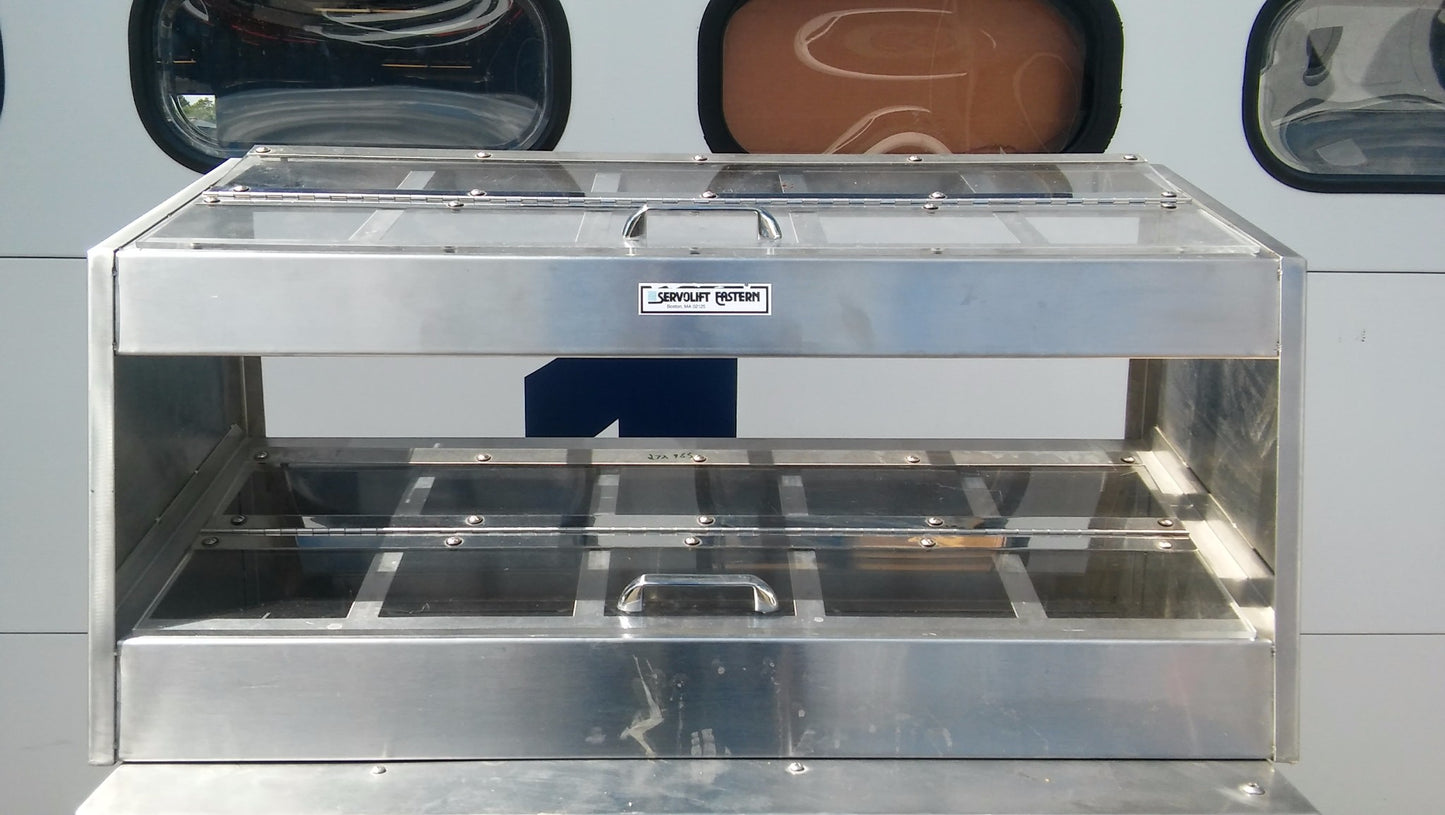 PIPER SERVOLIFT EASTERN P-10 SILVERWARE DISPENSER STAINLESS STEEL